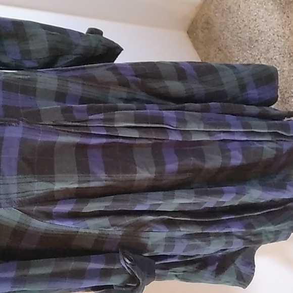 00 torrid plaid blue and green dress - Picture 4 of 4